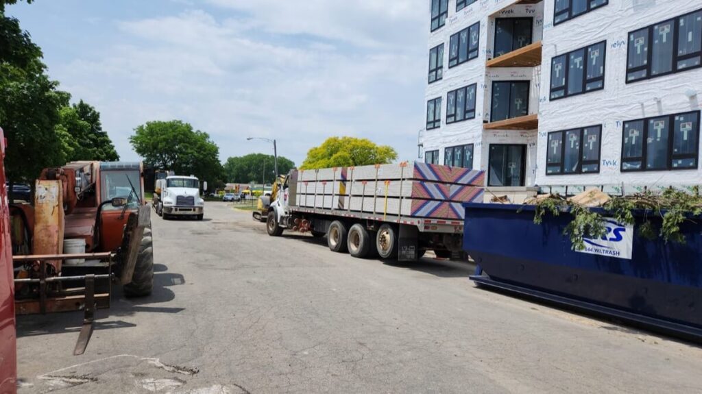 Truckload of Drywall